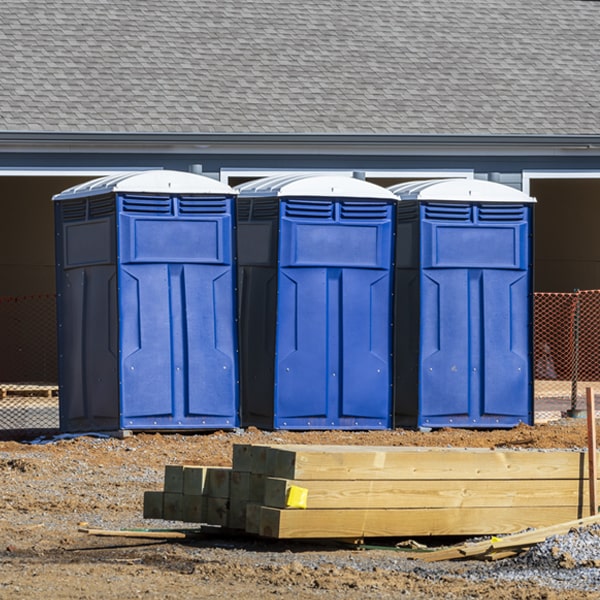 are there any restrictions on where i can place the porta potties during my rental period in Bryant WI